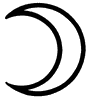 Moon Planetary Symbol
